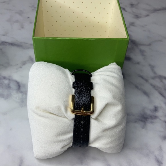 🆕 NWOB Kate Spade Black Genuine Leather Watch - Picture 4 of 9